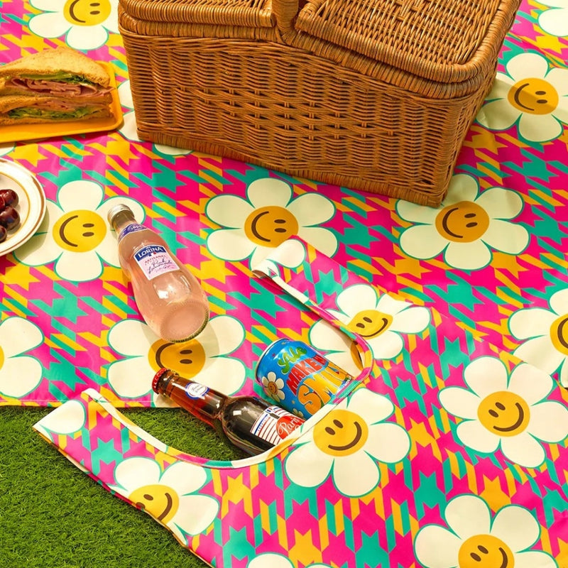 Picnic Mat - Hound Tooth Check