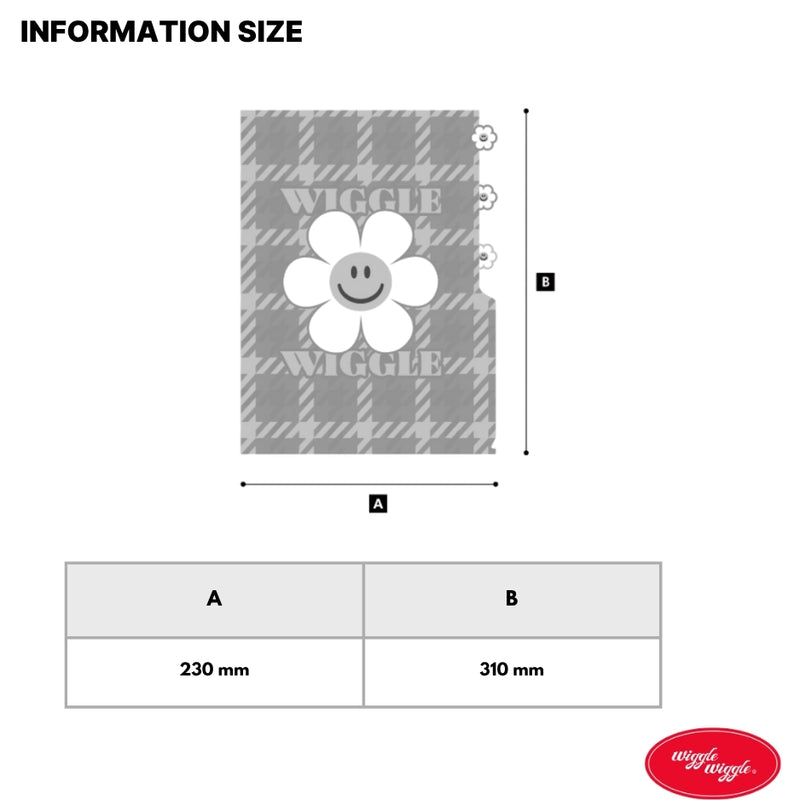 Index File Folder - Hound Tooth Check