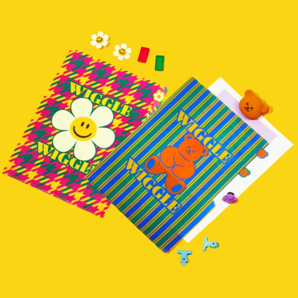 Index File Folder - Hound Tooth Check