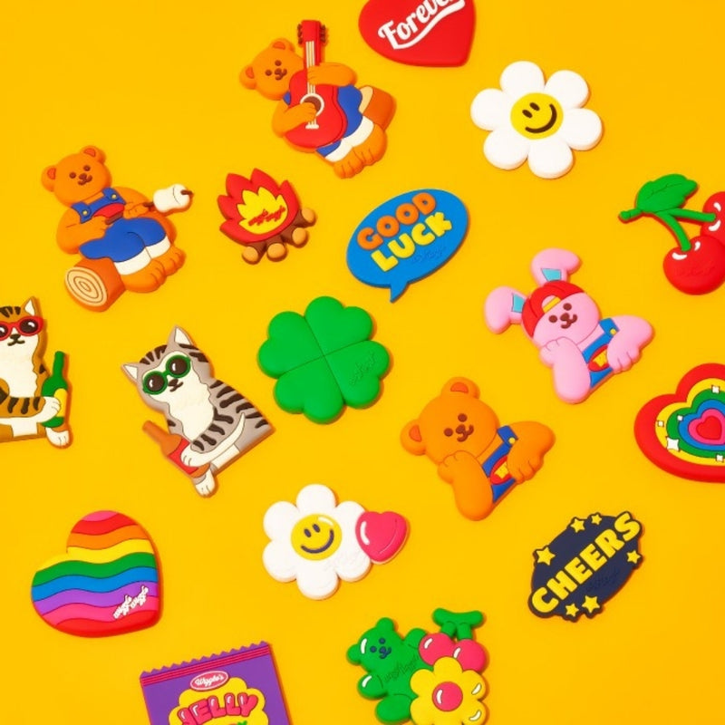 PVC Magnet Set - Smile Lucky Cherry