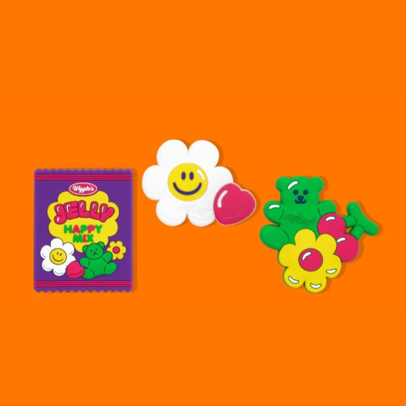 PVC Magnet Set - Jelly Happy Mix