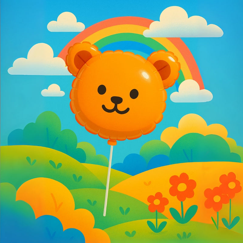 Stick Balloon - Wiggle Bear