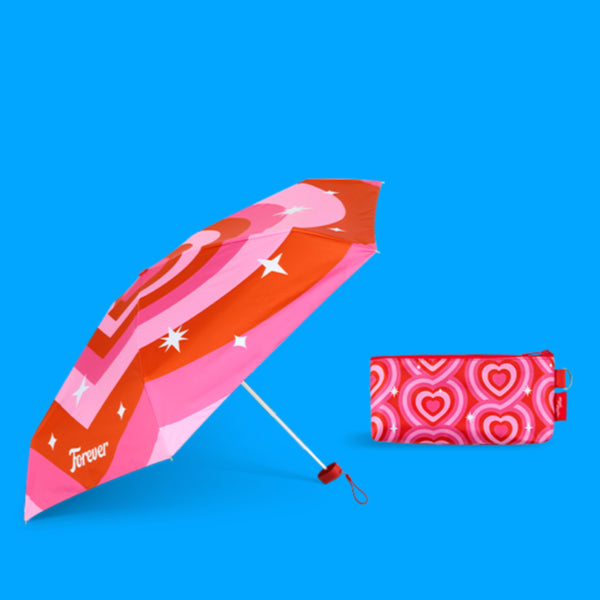 Lightweight Sun & Rain Umbrella - Wiggle Heart