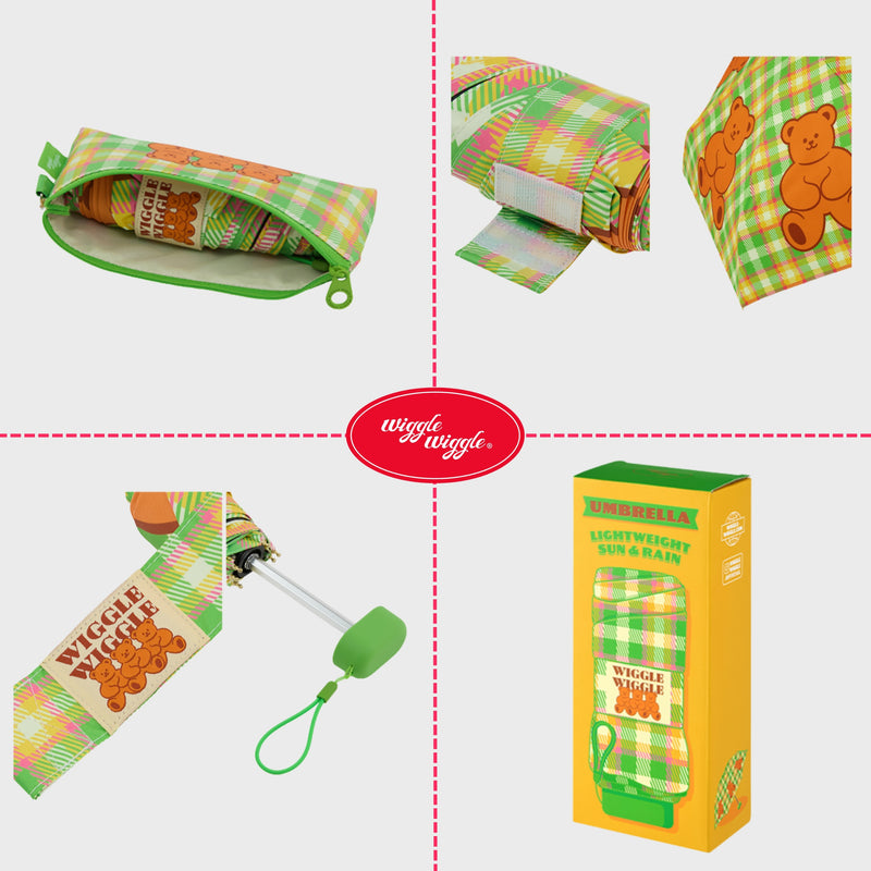 Lightweight Sun & Rain Umbrella - Teddy Bear
