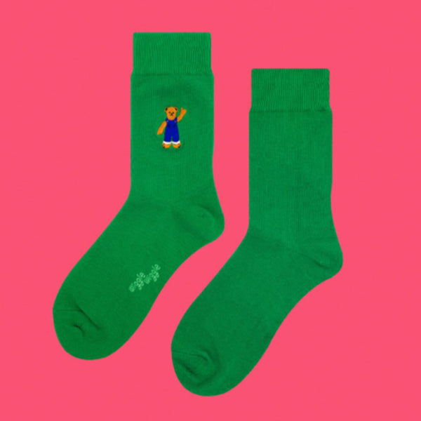 Embroidery Socks - Bear