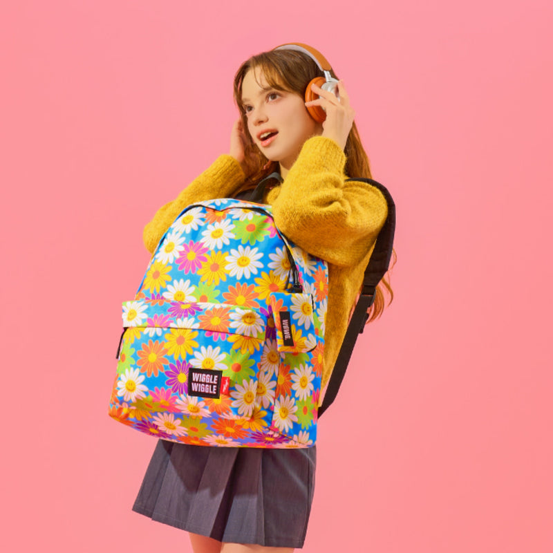 Pattern Backpack (L) - Hawaiian Flower