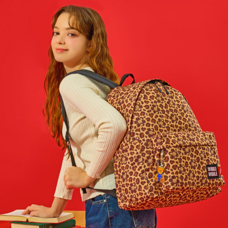 Pattern Backpack (L) - Smile We Love Safari