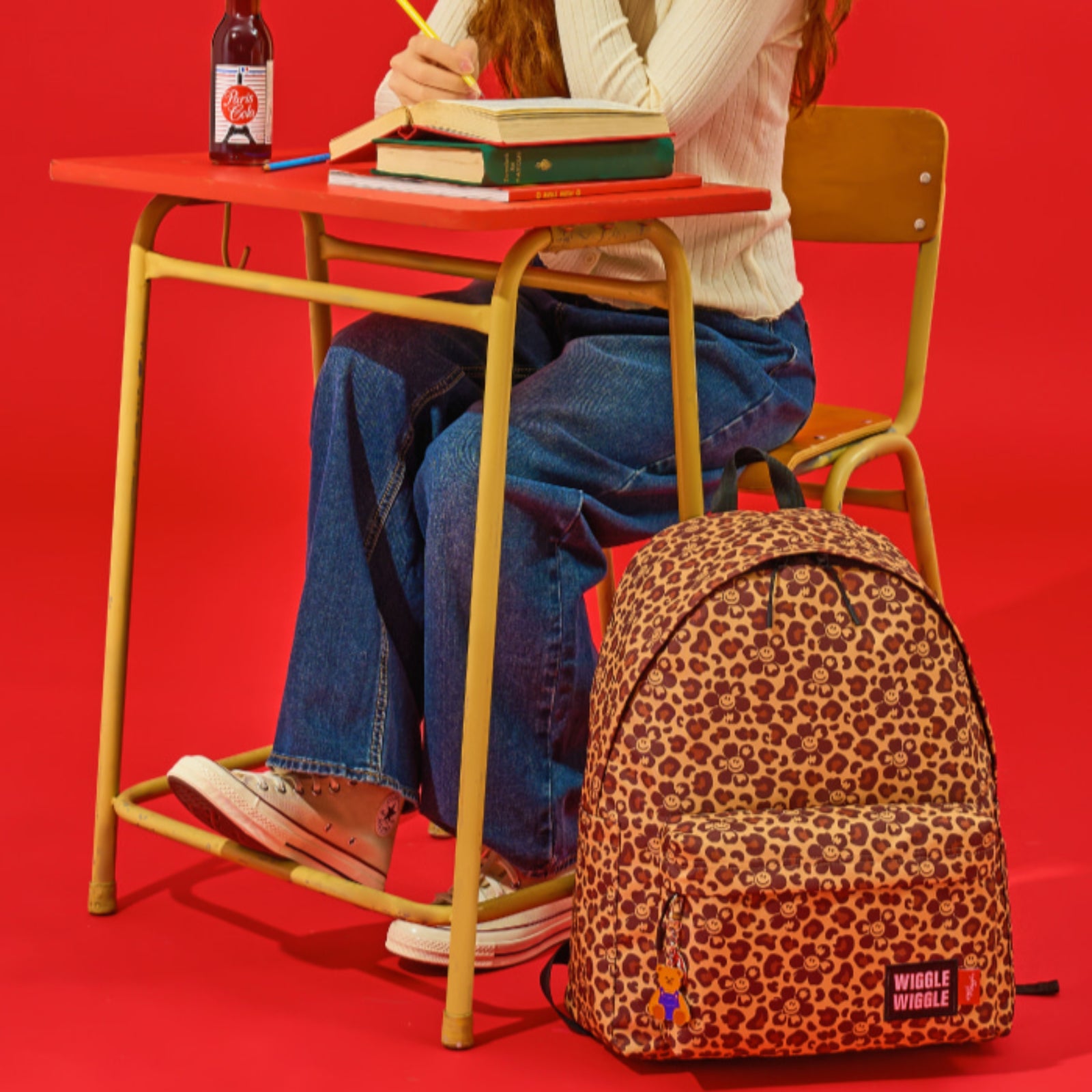 Pattern Backpack (L) - Smile We Love Safari – Wiggle Wiggle Indonesia