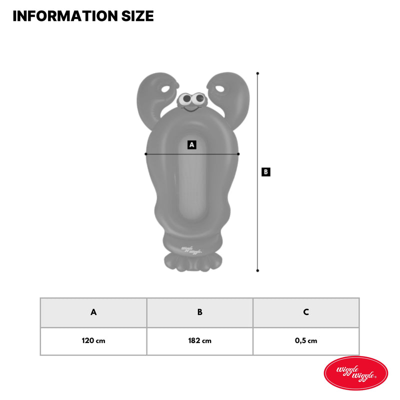 Inflatable Hammock Tube - Lobster