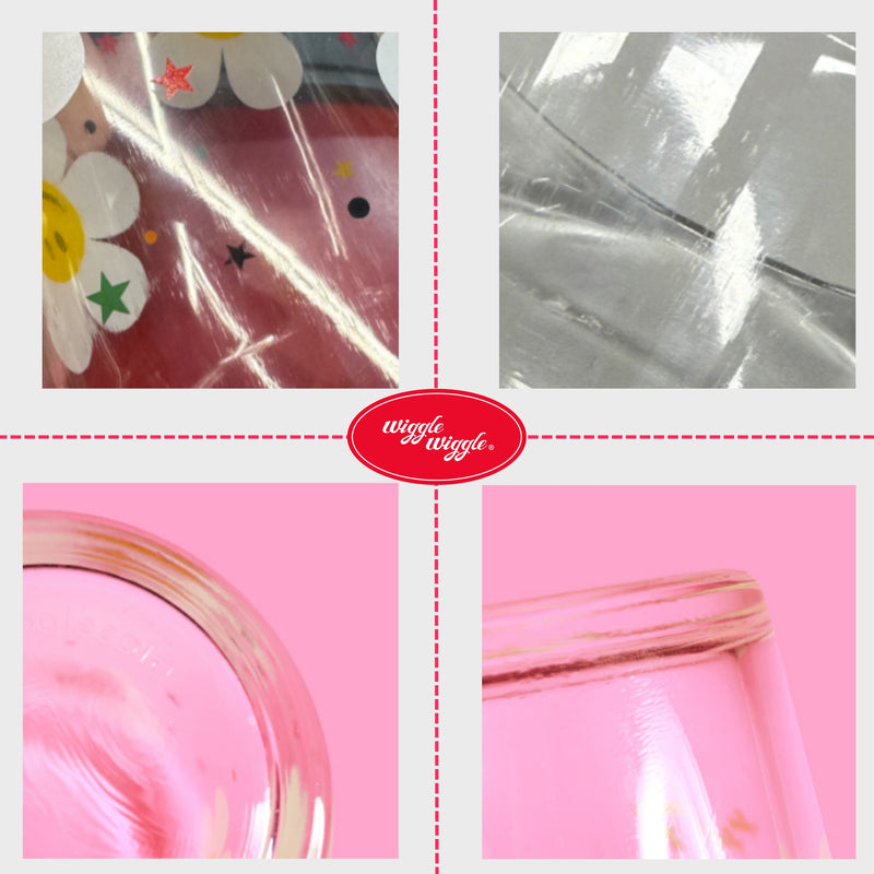 Glasslock x Wiggle Wiggle Glass Cup - Smile We Love