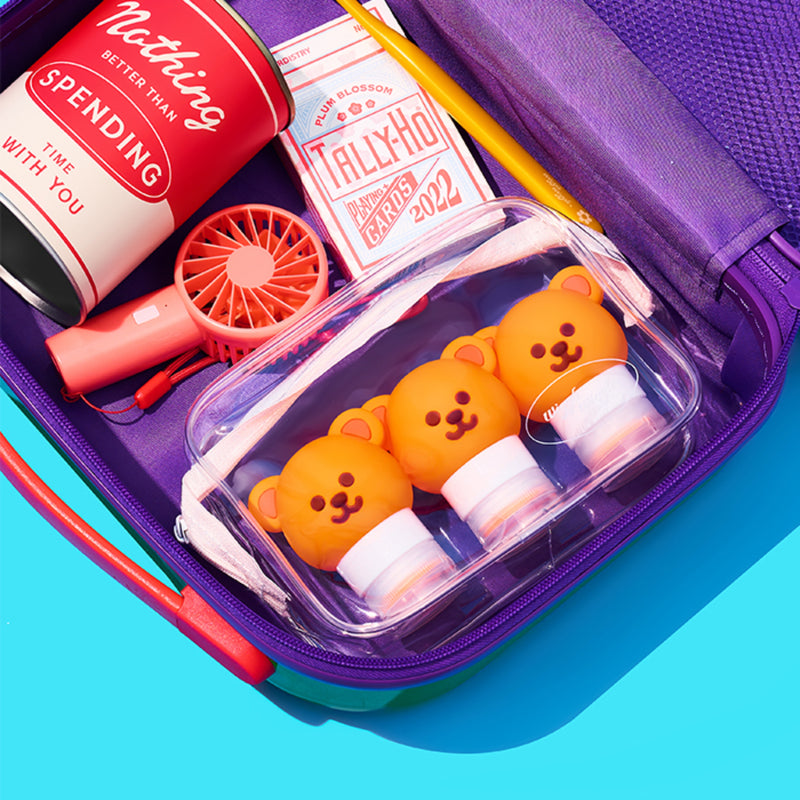 Travel Bottle 3P SET - Wiggle Bear (60ml)