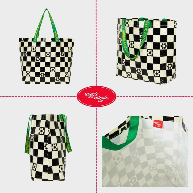 Tarpaulin Bag (M) - Checkerboard