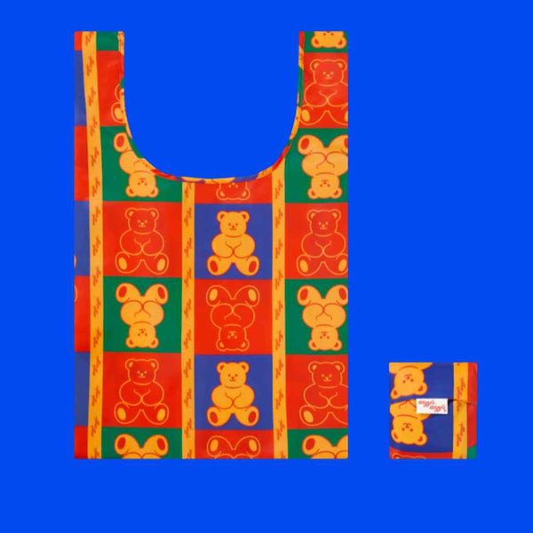 Picnic Bag - Color Block Teddy Bear