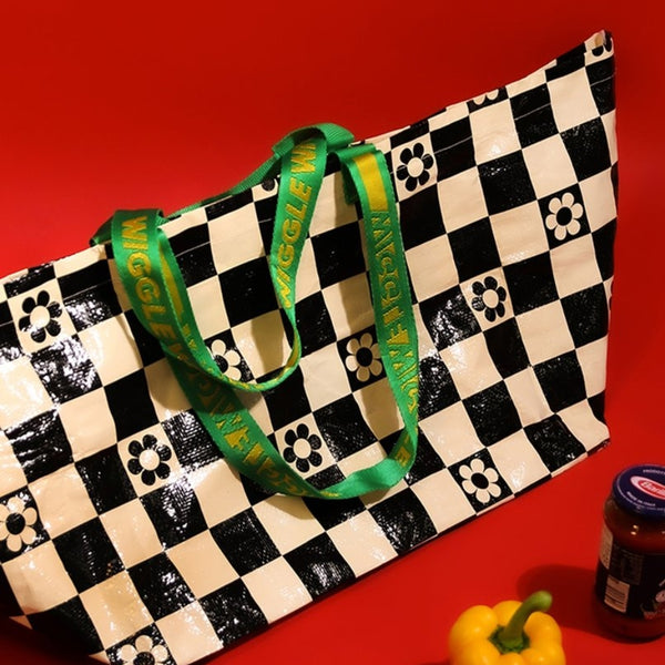 Tarpaulin Bag (M) - Checkerboard