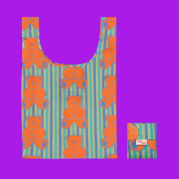 Picnic Bag - Color Block Teddy Bear