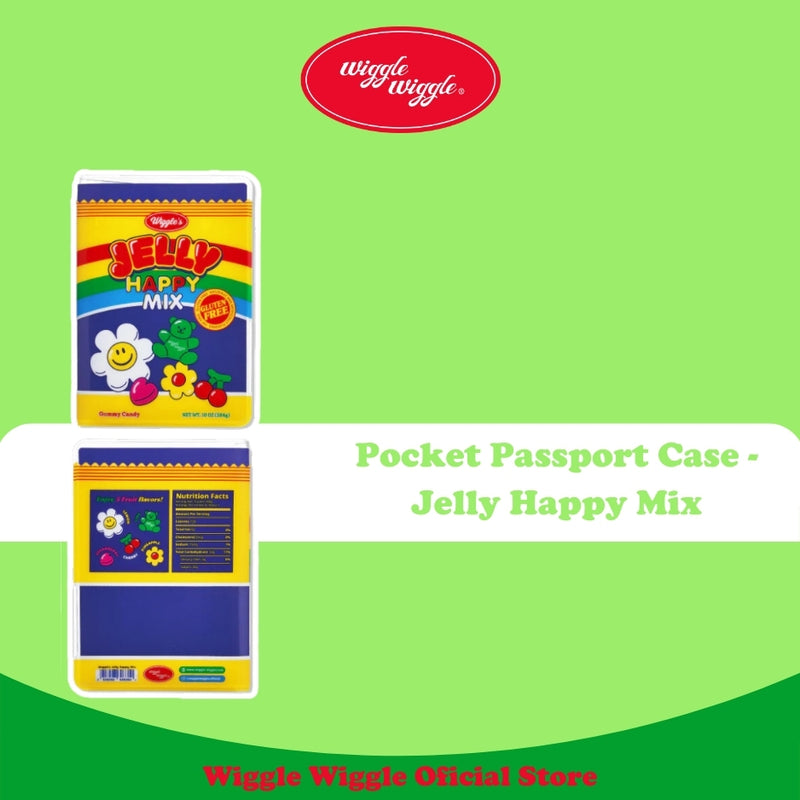 Pocket Passport Case - Jelly Happy Mix