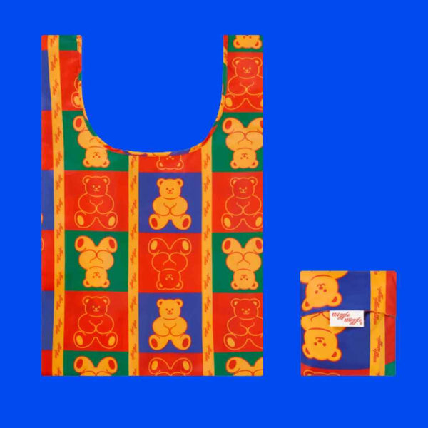 Picnic Bag - Color Block Teddy Bear